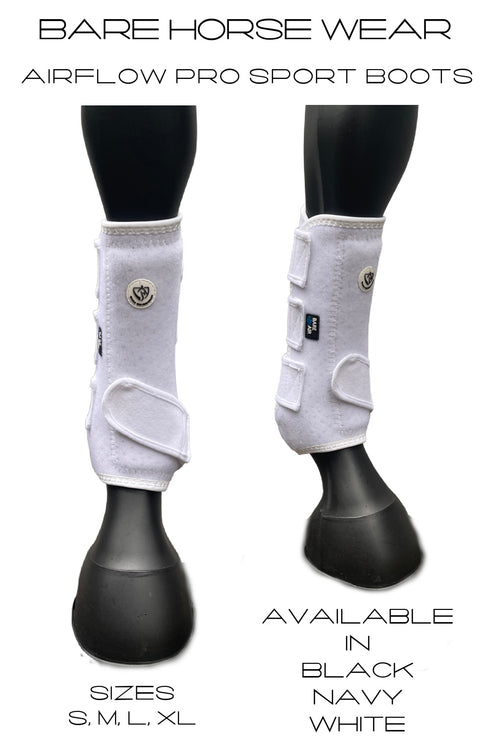 BARE Horse Wear - AIRFLOW Pro Sport Boots - White